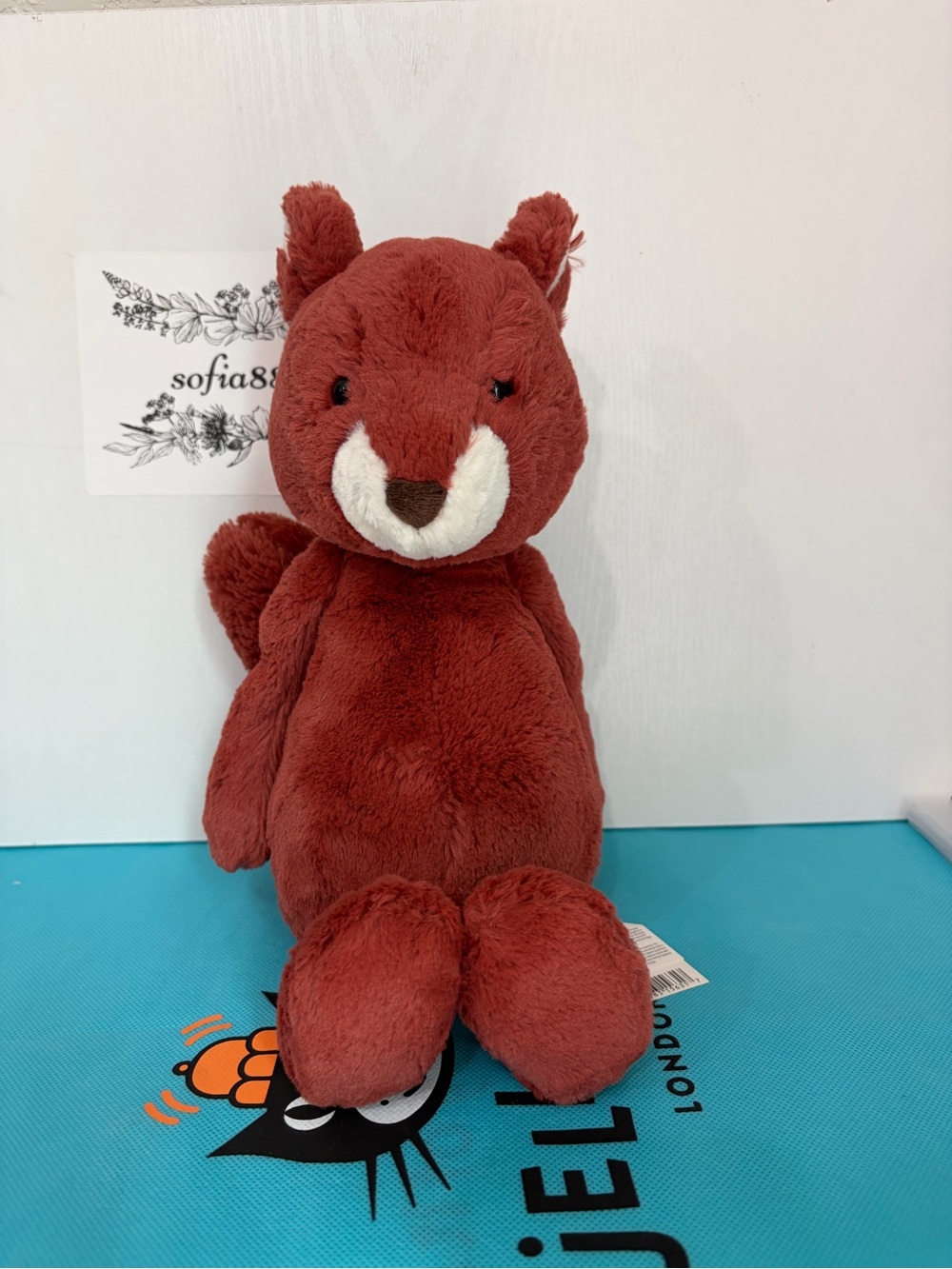 AUTHENTIC Jellycat Original Bashful Squirrel- NWT Retired- FAST SHIP
